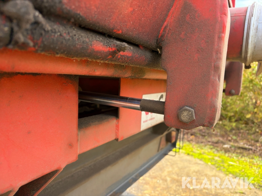 Tip vogn Kimadan LBC 120 BT med hydraulisk bagsmæk.