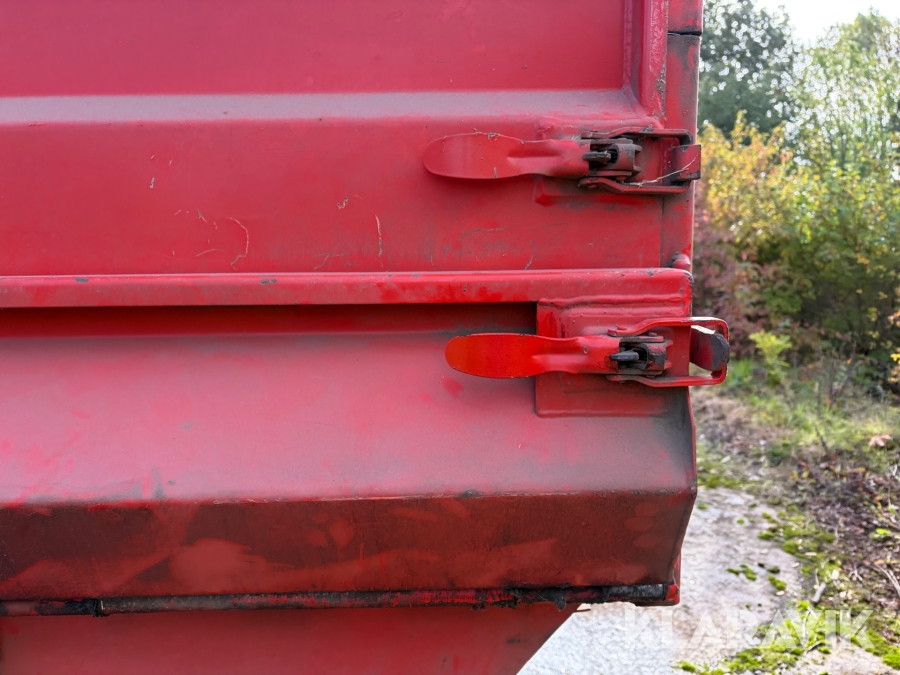 Tip vogn Kimadan LBC 120 BT med hydraulisk bagsmæk.