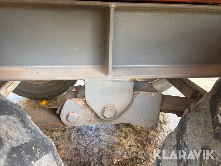 Tip vogn Kimadan LBC 120 BT med hydraulisk bagsmæk.