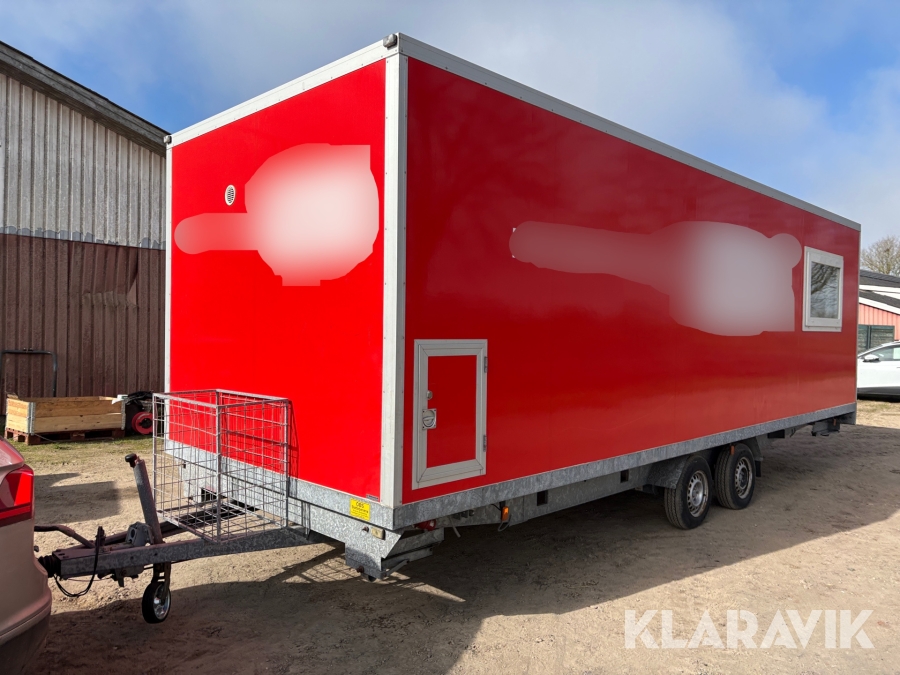 Skurvogn Eurowagon FS SP med køkken og siddeplads