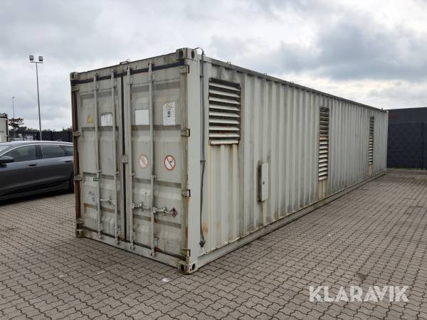40 fod IT container generator og køleanlæg
