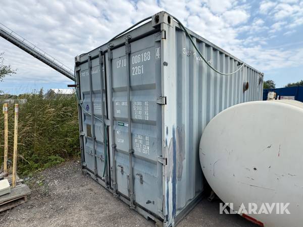 20 fods container med ventilationsanlæg