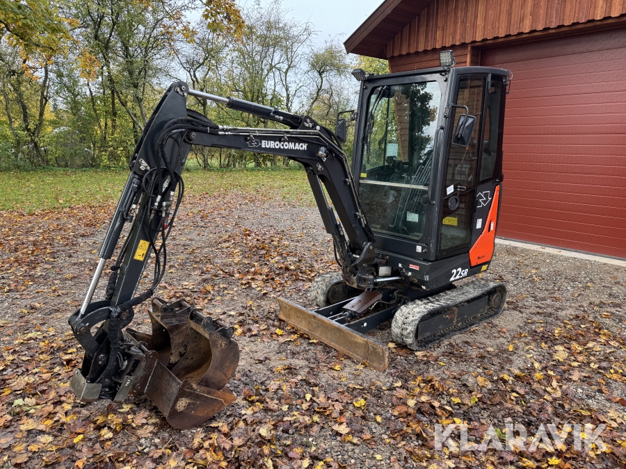 Minigraver Euromach 22 SR med rotortilt