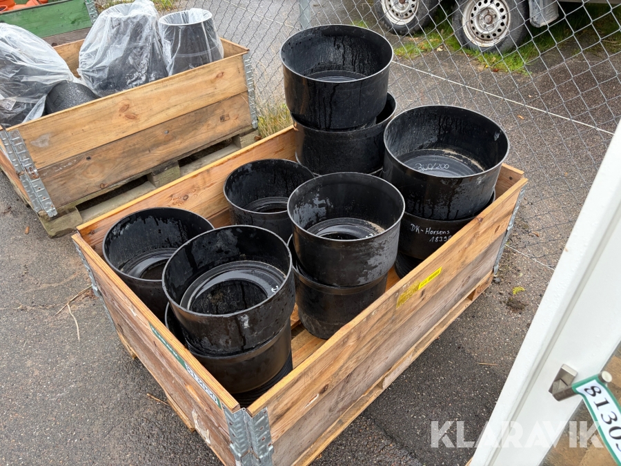 Assorterede kloak og afløbsrør -  cirka 14 dele