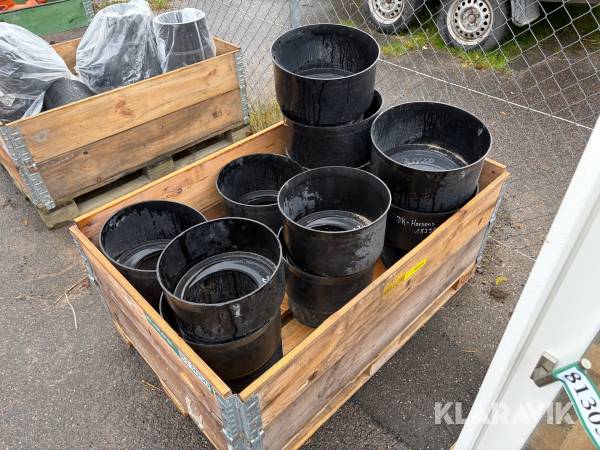 Assorterede kloak og afløbsrør -  cirka 14 dele