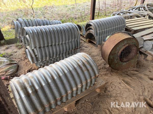 Tørrekanaler 68 styk med blæsemotor 1 styk