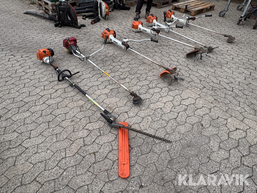 Buskryddere og stangklipper Stihl/Honda - 6 styk