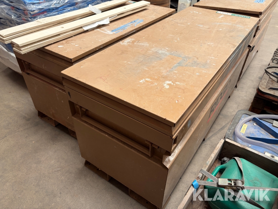 Materialecontainer / værktøjscontainer RIDGID JobMaster Chest 60R 446 liter