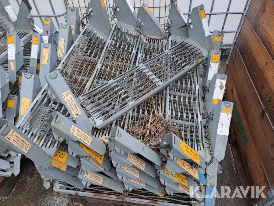 Trappetrin til byggeplads 40 stk