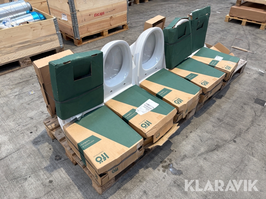 Væghængt toiletter Ifö Sign 6894 5 styk