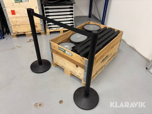 Afspærringsstolper Skiltex - 24 styk