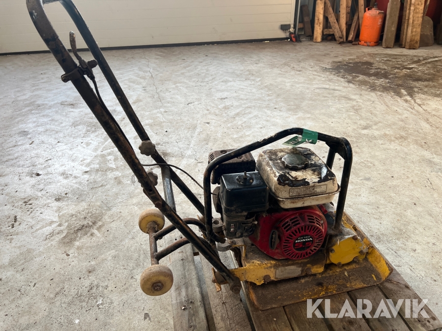 Pladevibrator med Honda motor
