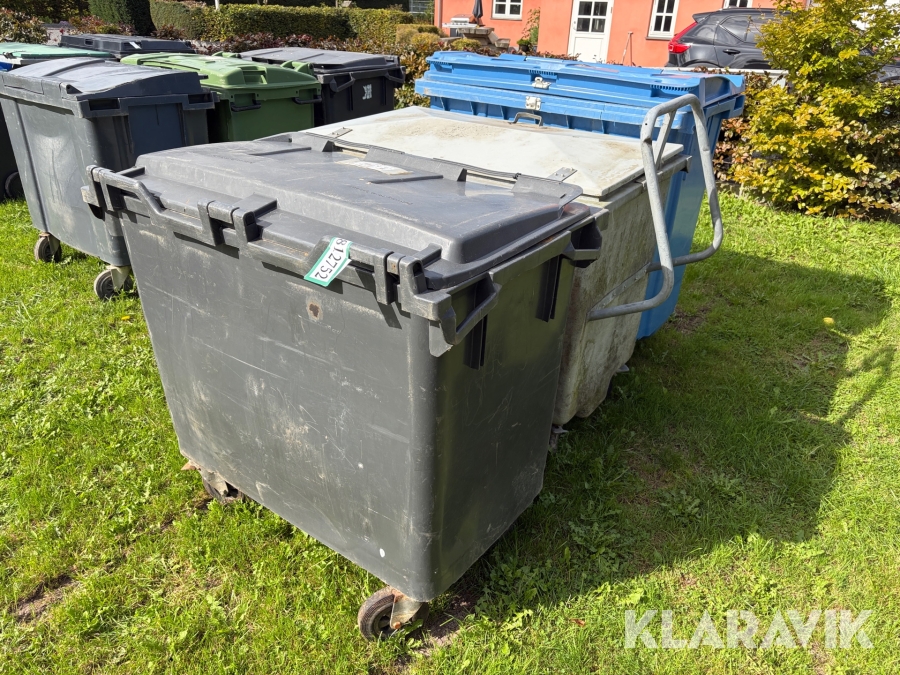 Blandet lot containere - 3 styk