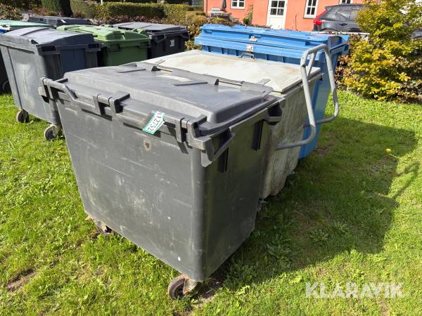 Blandet lot containere - 3 styk