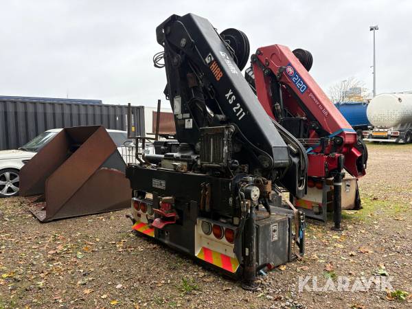 Lastbil kran Hiab 211 EP-4 HIPRO - 12m / 1 styk