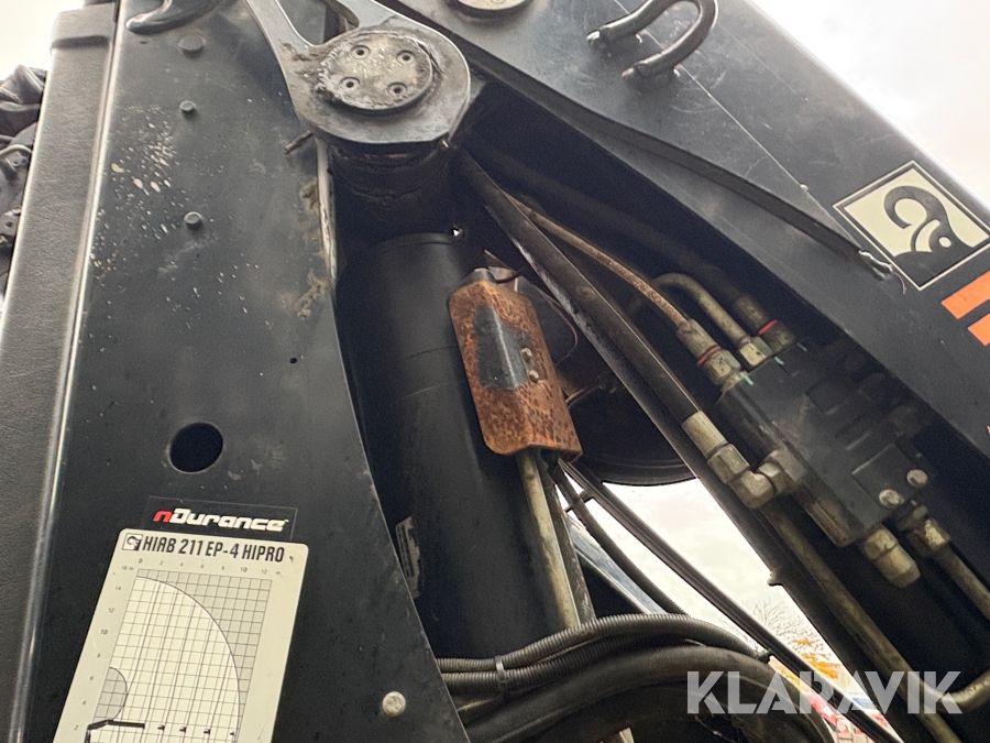 Lastbil kran Hiab 211 EP-4 HIPRO - 12m / 1 styk