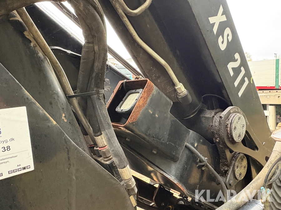 Lastbil kran Hiab 211 EP-4 HIPRO - 12m / 1 styk