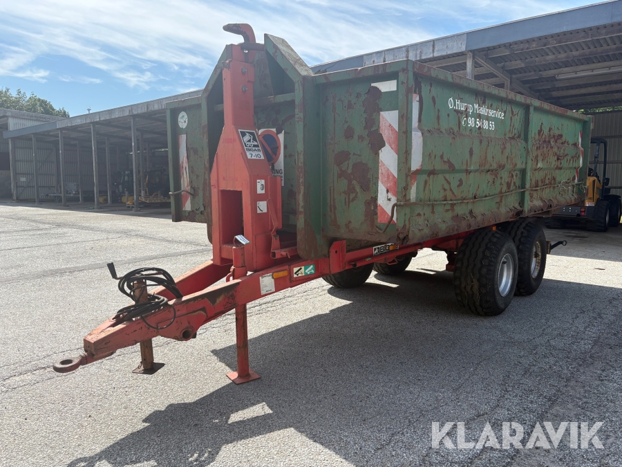 Kroghejsevogn med container Vaxlar VV 7-10