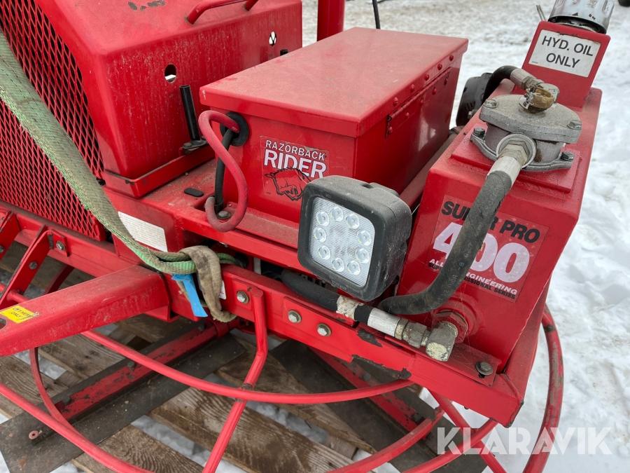 Glittemaskine Allen Engineering Razorback Rider Super Pro 40
