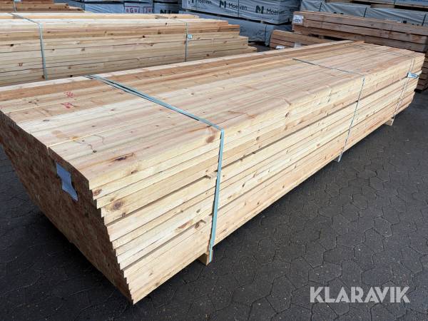 Brædder Fyr Seksta - 38x125x4500 mm - 136 styks