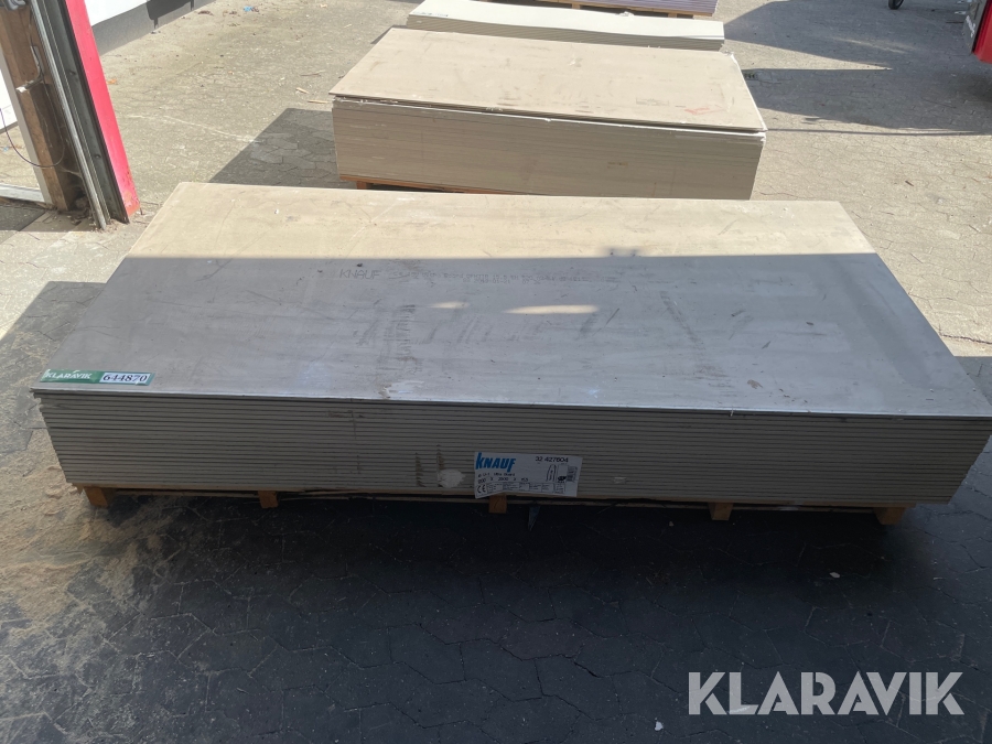 Brandgips plader - 21 styk