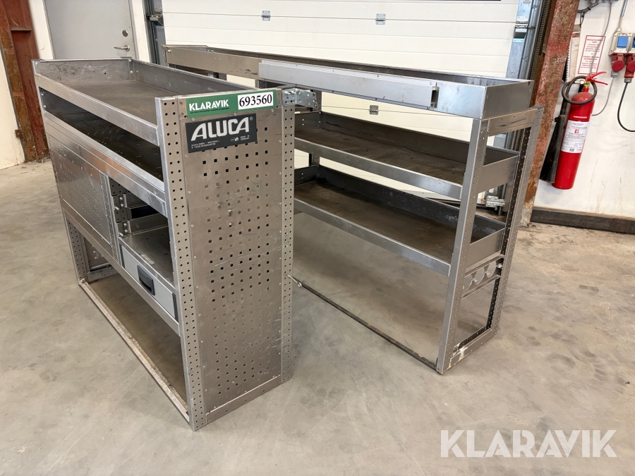 Bilindretning Aluca aluminium.