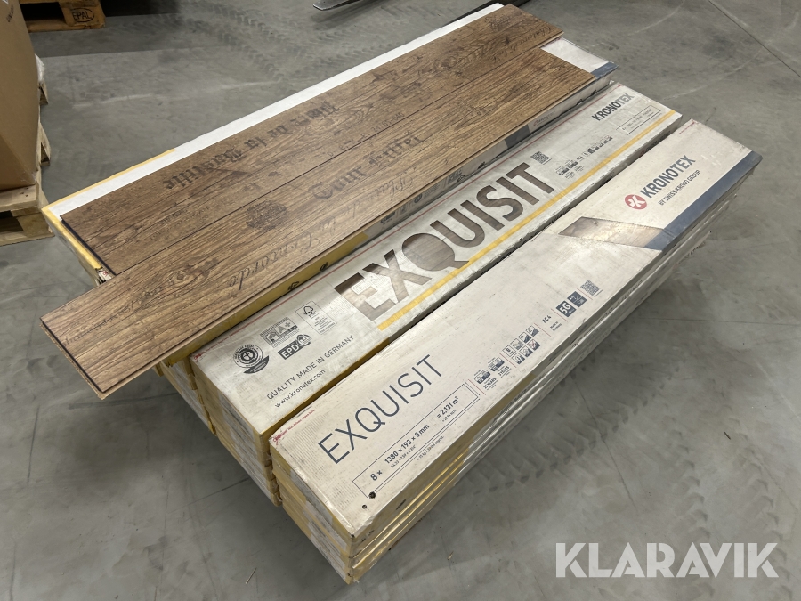 Laminatgulv Kronotex Exquisit 51m2