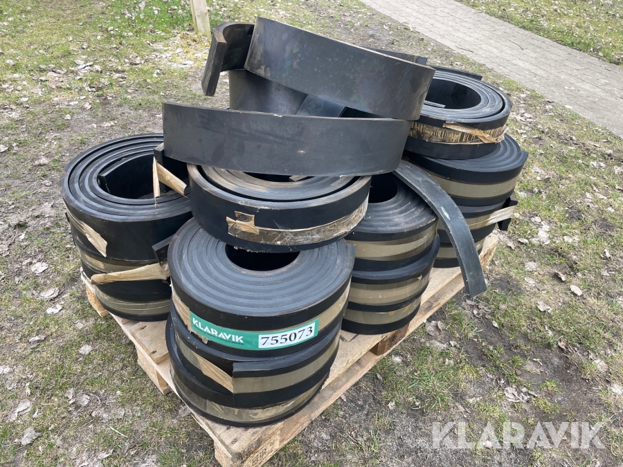 Skær/gummilister til sneplove 22 styk