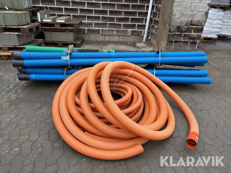 PVC-Drænrør Wavin blandet lot