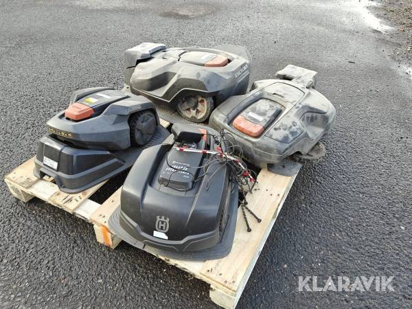 Robotplæneklippere Husqvarna Automower blandet 4 styk