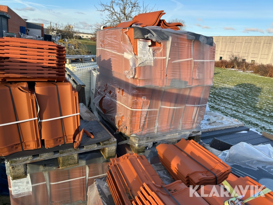 Tagsten Wienerberger Maduramax natur rød 1200 styk