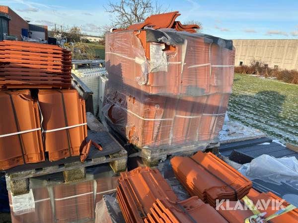 Tagsten Wienerberger Maduramax natur rød 1200 styk