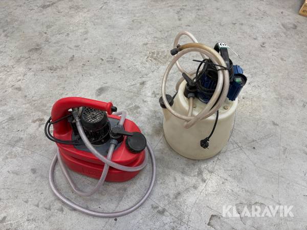 Skyllepumper 2 styk RIDGID DP-13 og CB 30