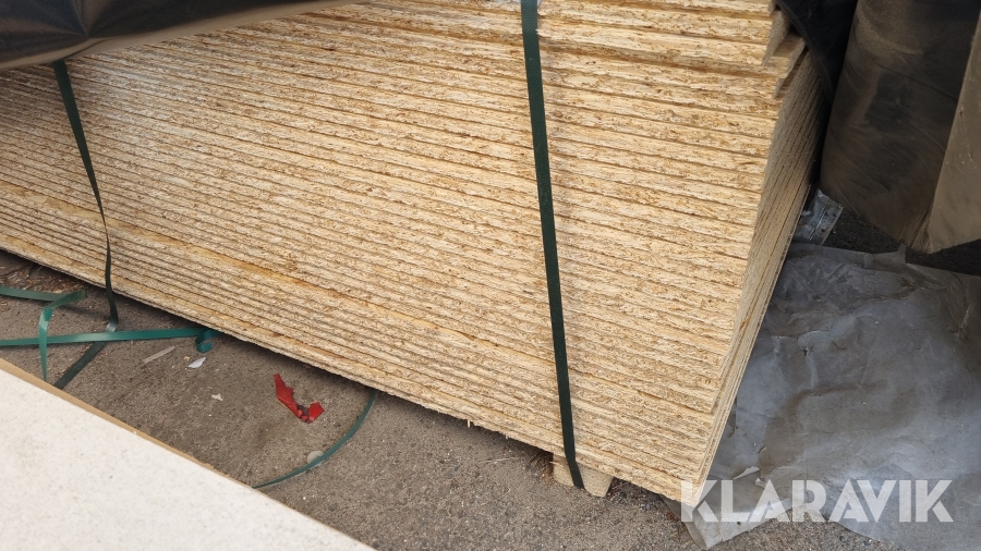 OSB plader 15mm 36 styk med Fer og Not