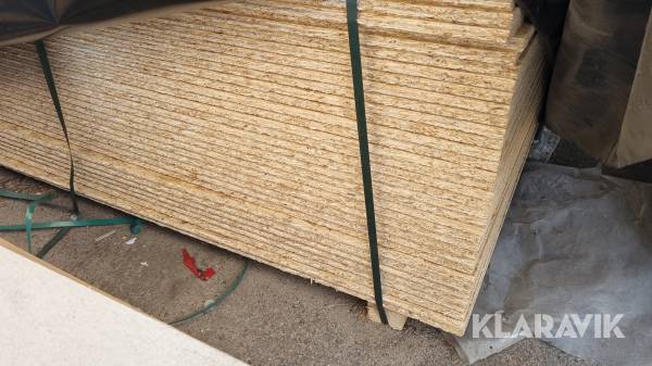 OSB plader 15mm 36 styk med Fer og Not