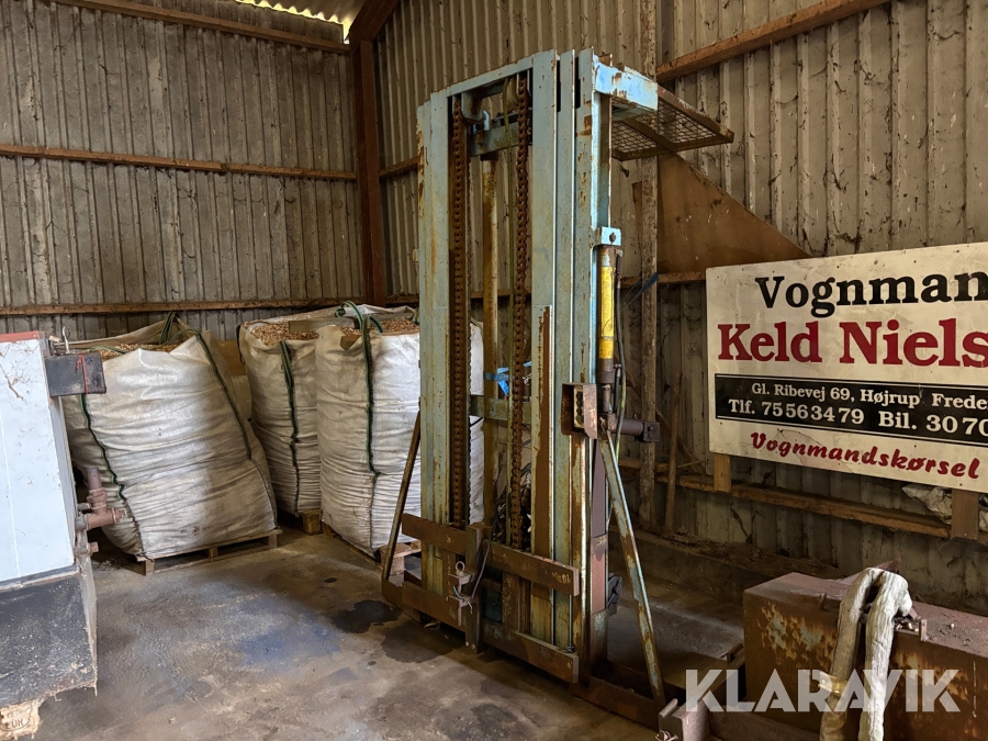 Byggelift Stens til traktor / 6 meter