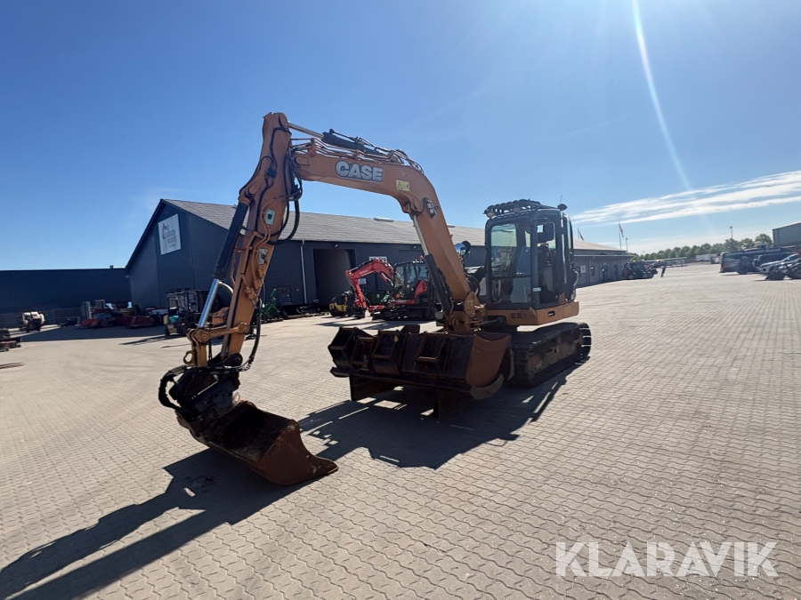 Gravemaskine Case CX80C med skovlpakke