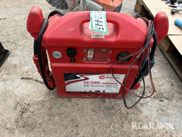 Booster Schumacher SOS 12/24 V 1600/800 CA med lader