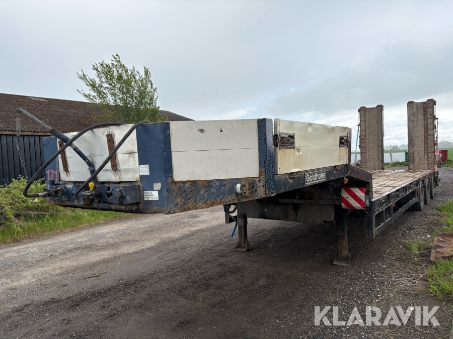 Maskintrailer / lavlæsser Goldhofer STN-L 3-39/80 A