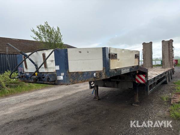 Maskintrailer / lavlæsser Goldhofer STN-L 3-39/80 A
