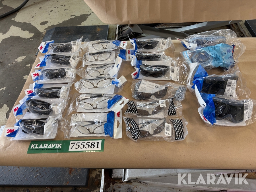 Sikkerhedsbriller 3M 22 styk