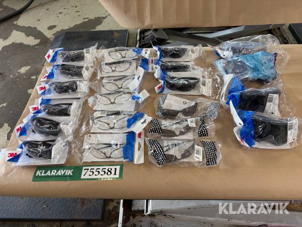 Sikkerhedsbriller 3M 22 styk