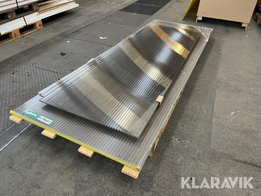 Isoleret Tagplader Plast 4 styk