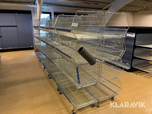 Værksteds/butik kurve 11 styk