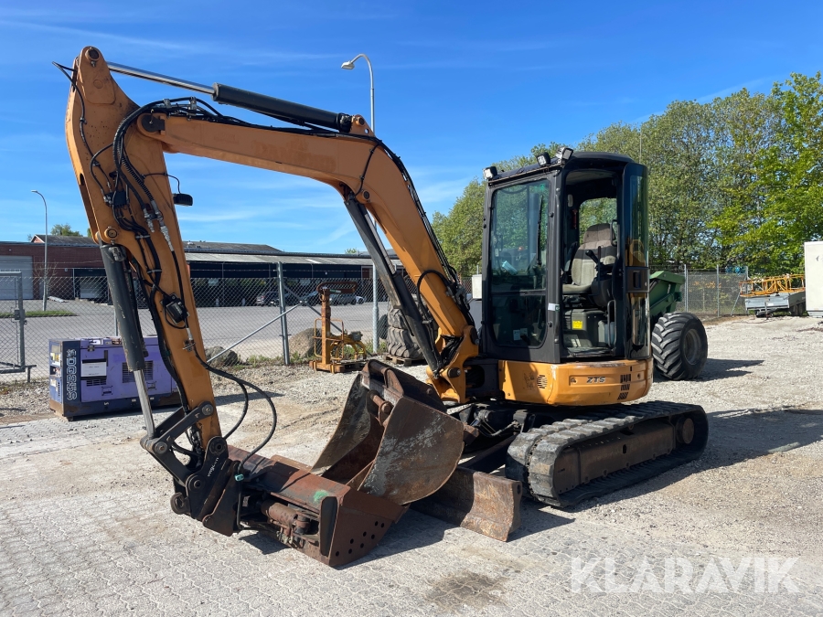Gravemaskine Case CX50B-S2 med skovle