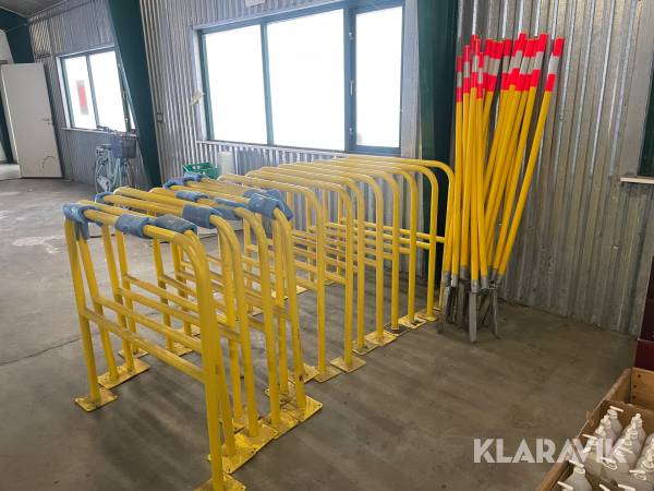 Afspærrings barriere + sne stokke 16 styk