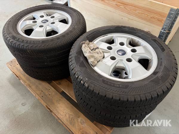Sommerhjul på alu til Ford Transit Custom - 4 styk