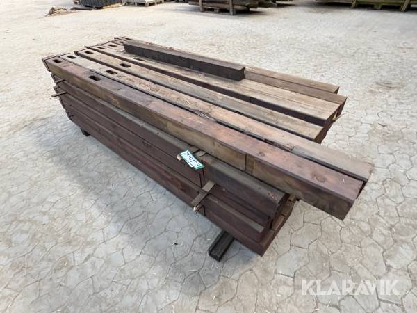 Stolper 38 styk - 11x11 cm - 220 cm