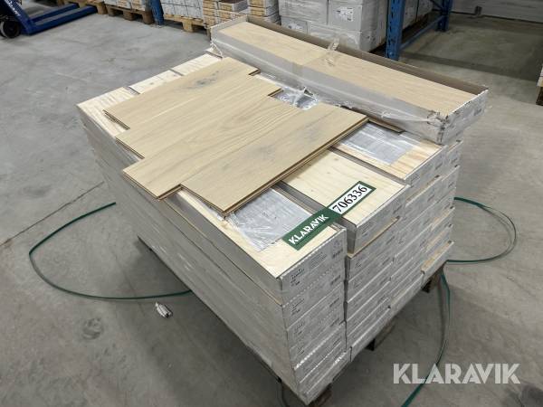 Trægulv Haro Lock Parkett Light White 45m2