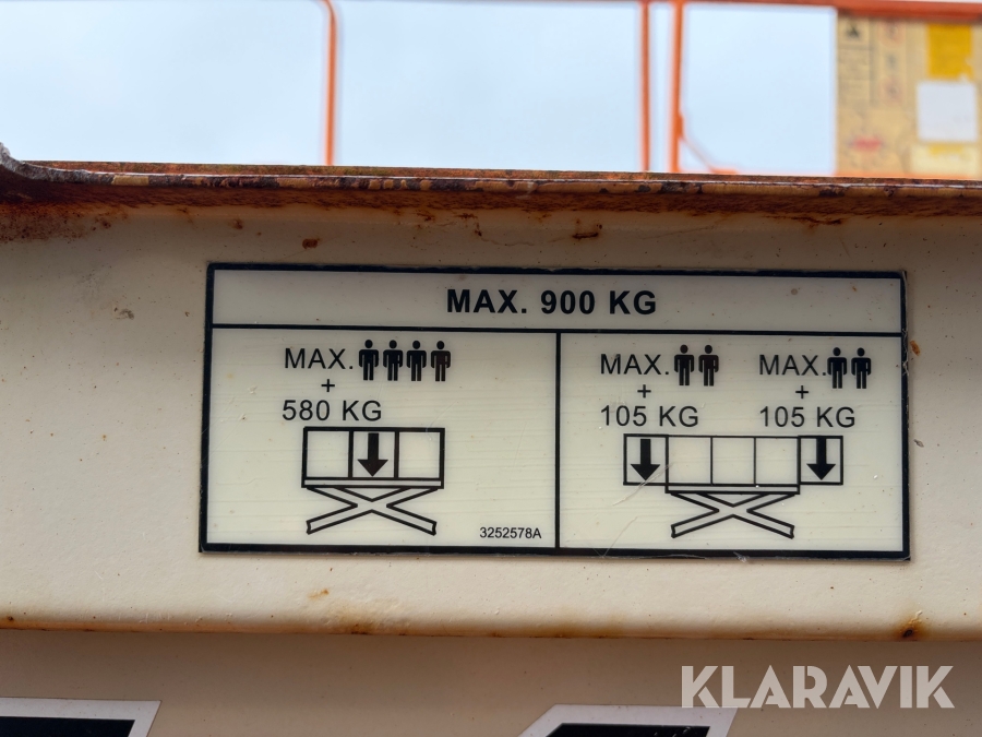 Saxlift Jlg 500RTS (17 meter) 4x4x4